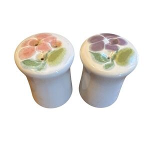 Vintage Franciscan Earthenware Floral Salt Pepper Shakers